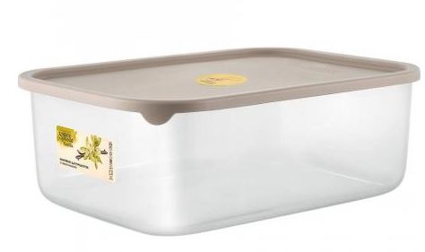 Контейнер для продуктов Sugar&Spice Vanilla прямоугольный 4,5л с гибкой крышкой латте